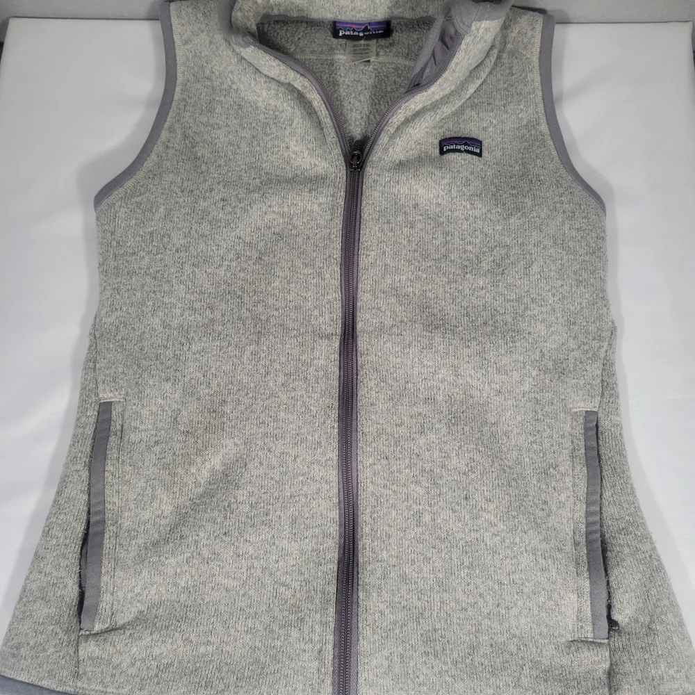 Patagonia Women's Heather Gray Better Sweater Fleece Vest - Picture 1 of 6